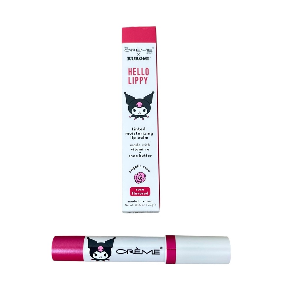 Crème Kuromi Hello Lippy Tinted Lip Balm - Pink Rose